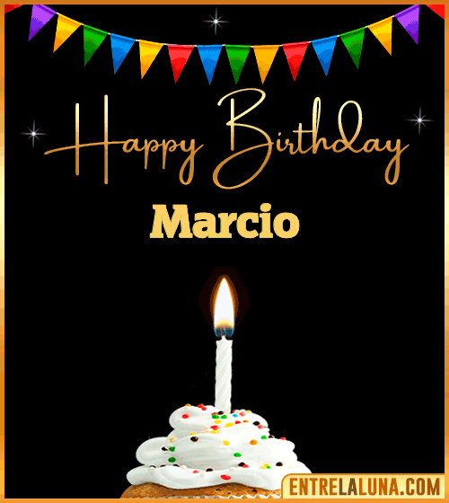 GiF Happy Birthday Marcio